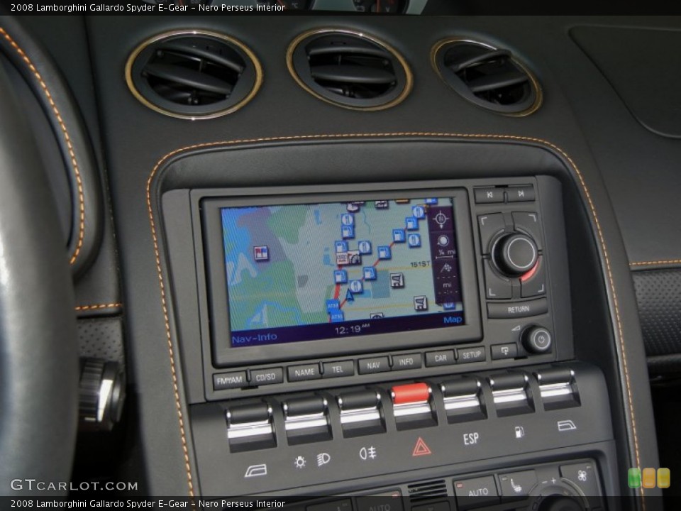 Nero Perseus Interior Navigation for the 2008 Lamborghini Gallardo Spyder E-Gear #66791613