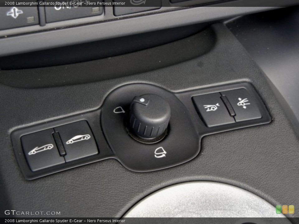 Nero Perseus Interior Controls for the 2008 Lamborghini Gallardo Spyder E-Gear #66791637