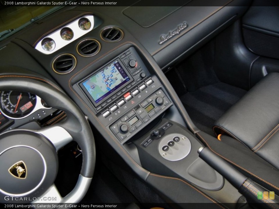 Nero Perseus Interior Controls for the 2008 Lamborghini Gallardo Spyder E-Gear #66791670