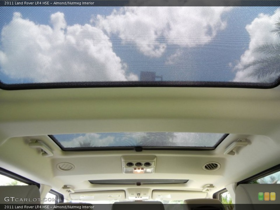 Almond/Nutmeg Interior Sunroof for the 2011 Land Rover LR4 HSE #66792852