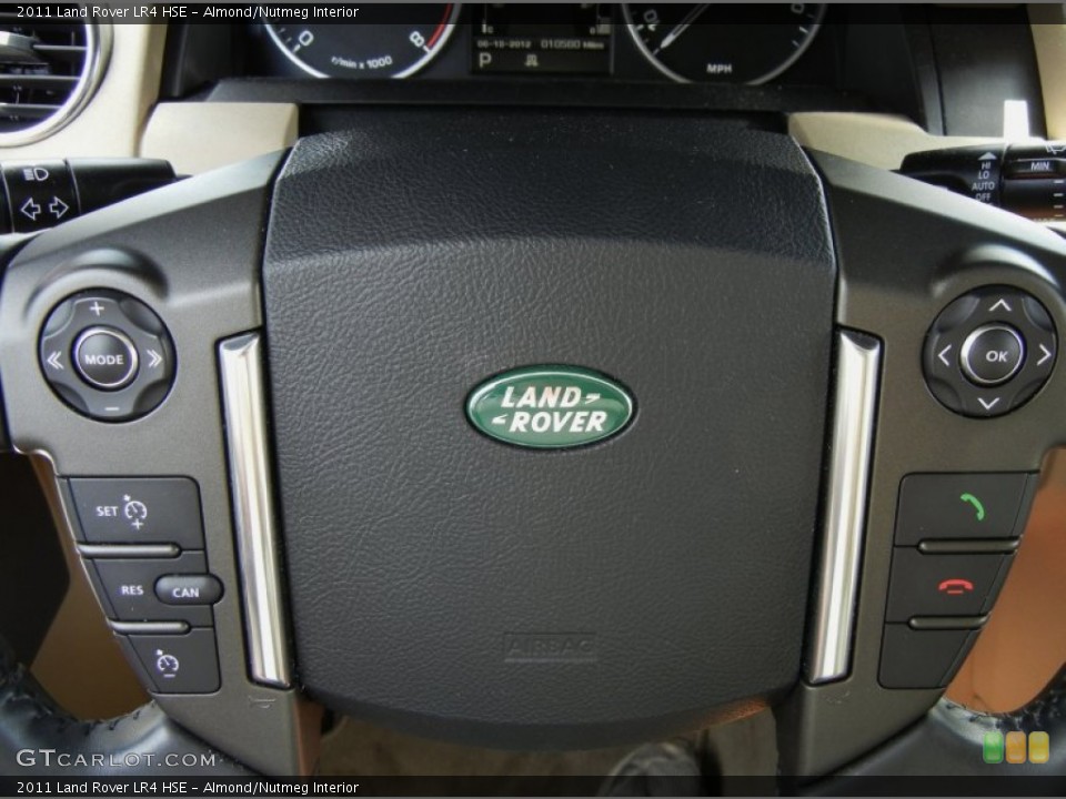 Almond/Nutmeg Interior Controls for the 2011 Land Rover LR4 HSE #66792912