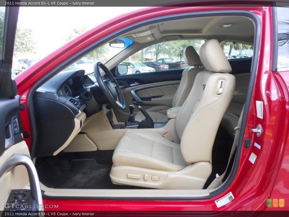 Ivory Interior Photo for the 2011 Honda Accord EX-L V6 Coupe #66796095