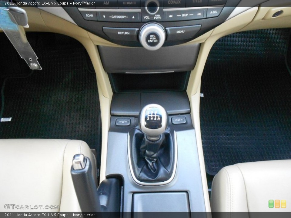 Ivory Interior Transmission for the 2011 Honda Accord EX-L V6 Coupe #66796167