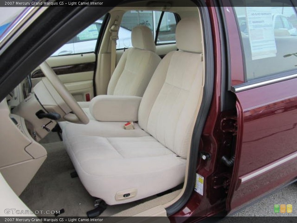 Light Camel Interior Front Seat for the 2007 Mercury Grand Marquis GS #66798523