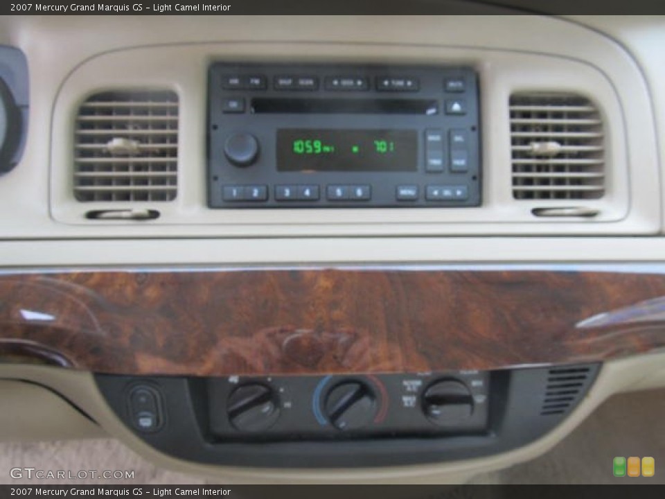 Light Camel Interior Controls for the 2007 Mercury Grand Marquis GS #66798553
