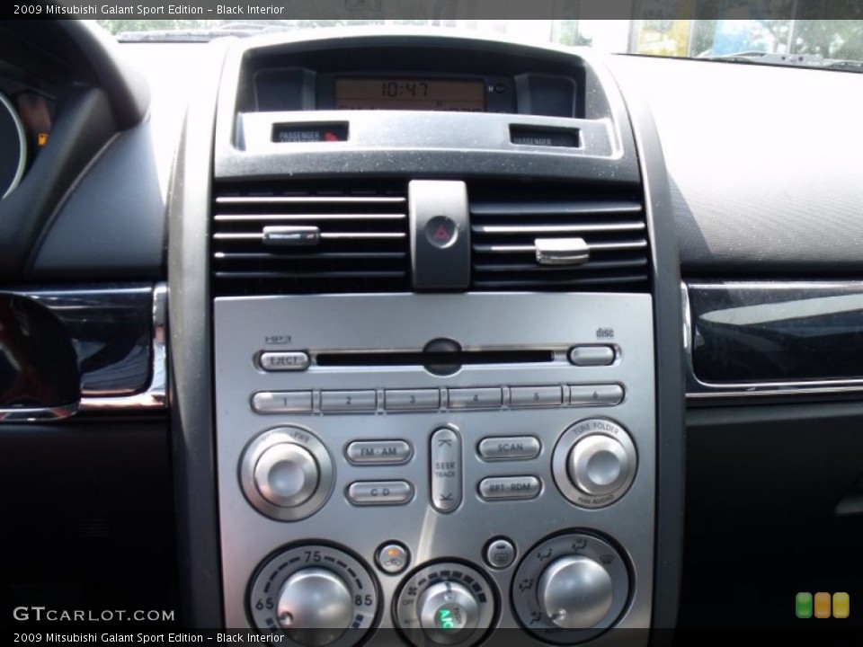 Black Interior Controls for the 2009 Mitsubishi Galant Sport Edition #66799345