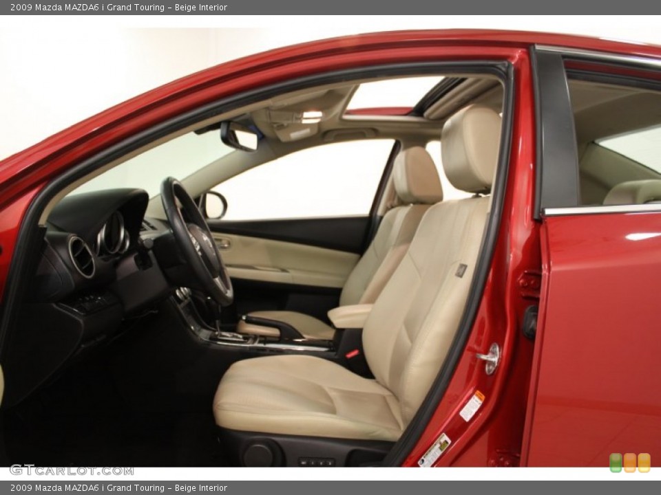 Beige Interior Photo for the 2009 Mazda MAZDA6 i Grand Touring #66800178
