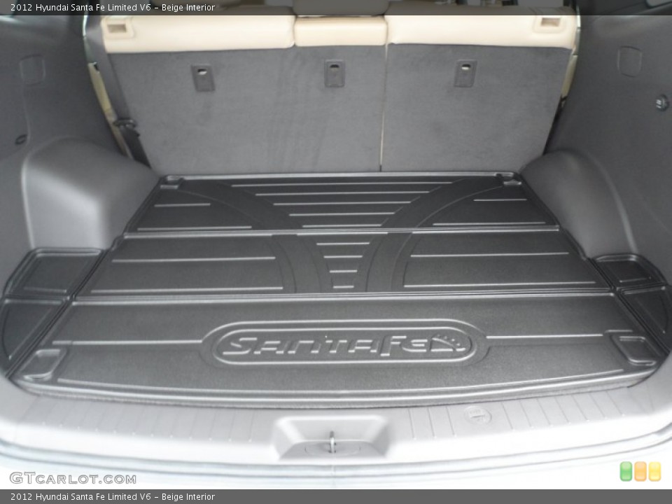 Beige Interior Trunk for the 2012 Hyundai Santa Fe Limited V6 #66809587