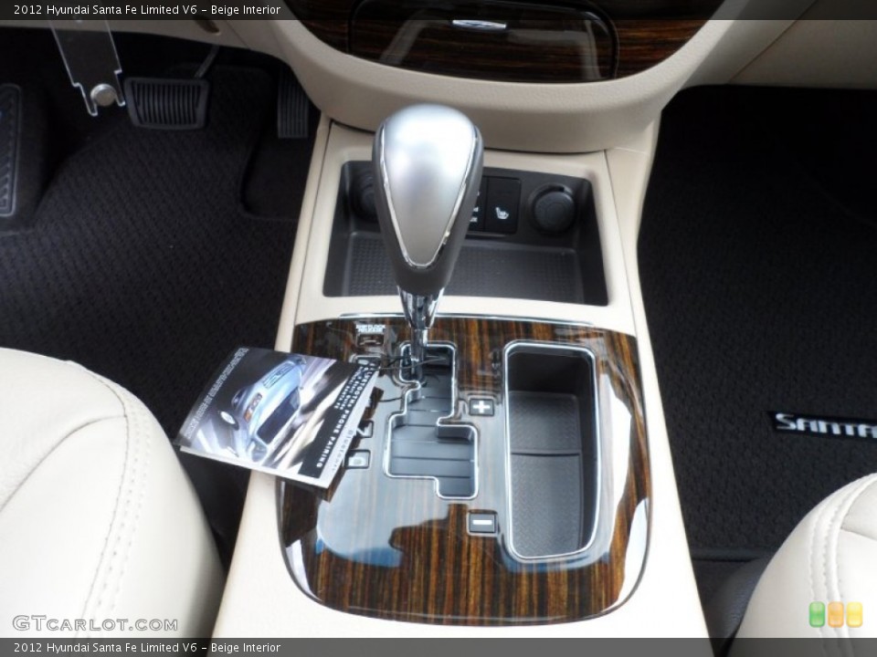 Beige Interior Transmission for the 2012 Hyundai Santa Fe Limited V6 #66809692