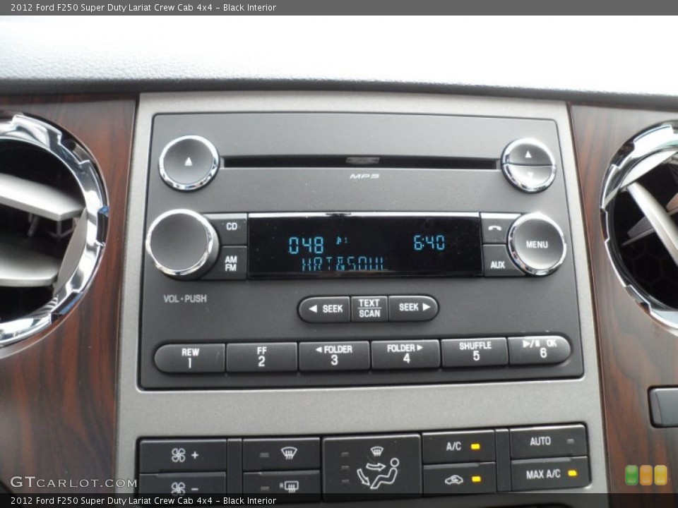 Black Interior Audio System for the 2012 Ford F250 Super Duty Lariat Crew Cab 4x4 #66810265