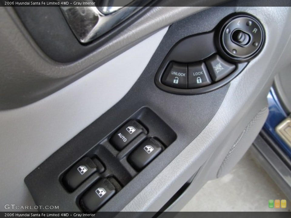 Gray Interior Controls for the 2006 Hyundai Santa Fe Limited 4WD #66811724