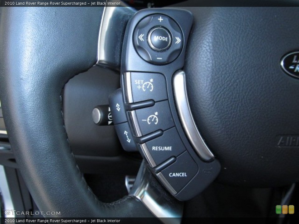 Jet Black Interior Controls for the 2010 Land Rover Range Rover Supercharged #66812878