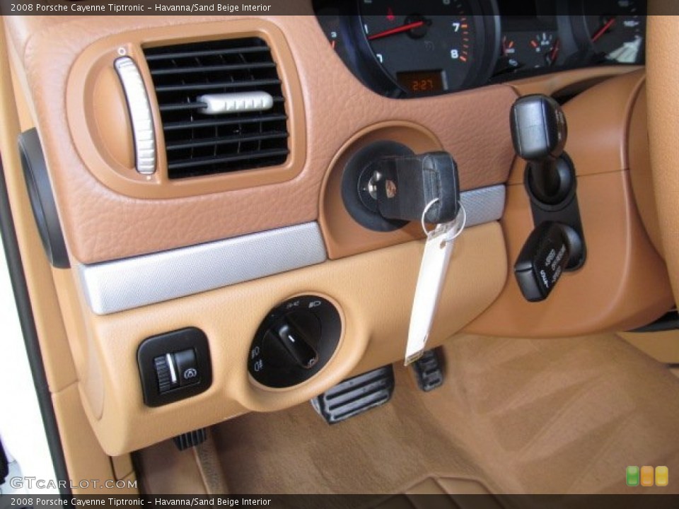 Havanna/Sand Beige Interior Controls for the 2008 Porsche Cayenne Tiptronic #66813164
