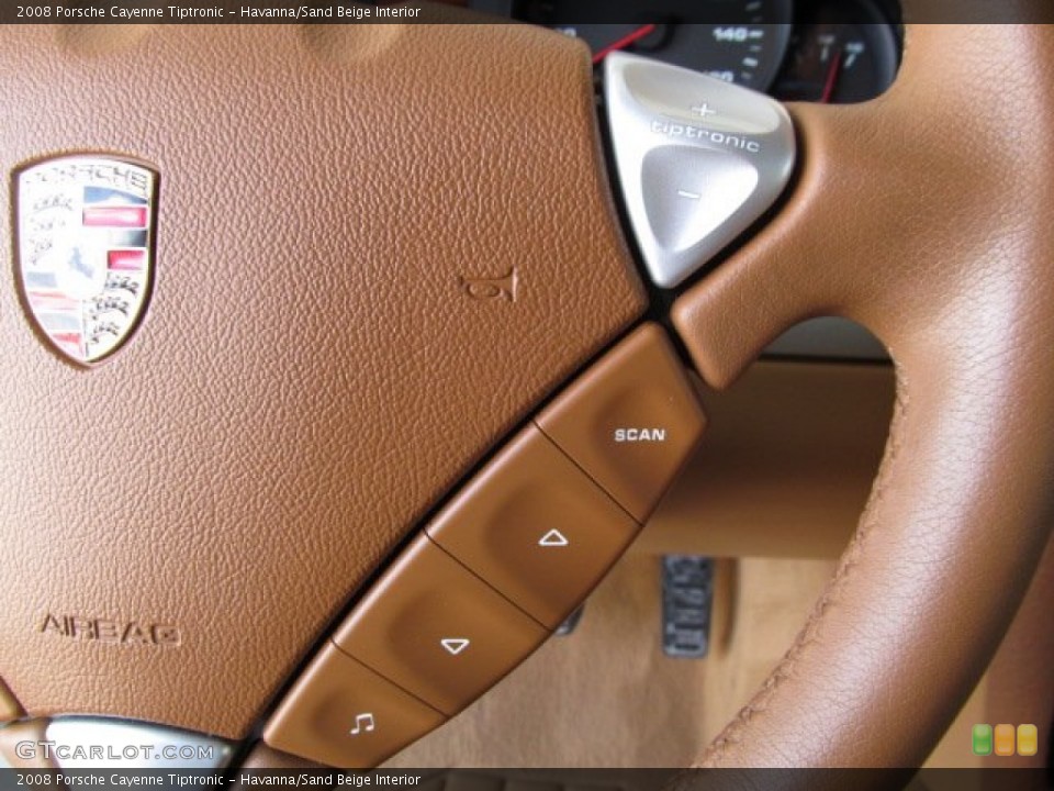 Havanna/Sand Beige Interior Controls for the 2008 Porsche Cayenne Tiptronic #66813187
