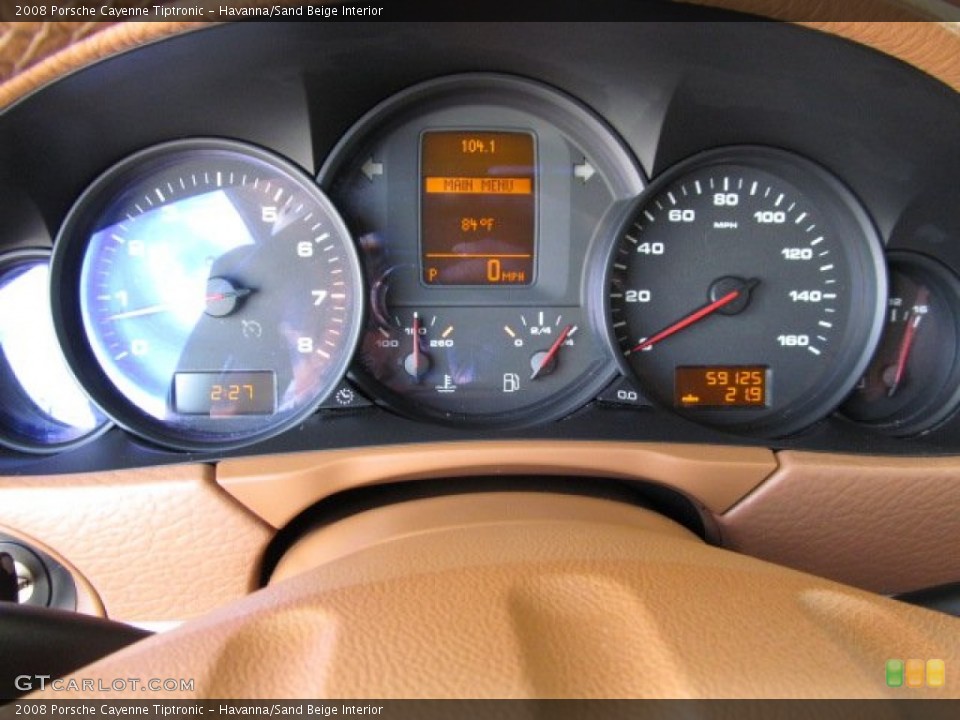 Havanna/Sand Beige Interior Gauges for the 2008 Porsche Cayenne Tiptronic #66813193