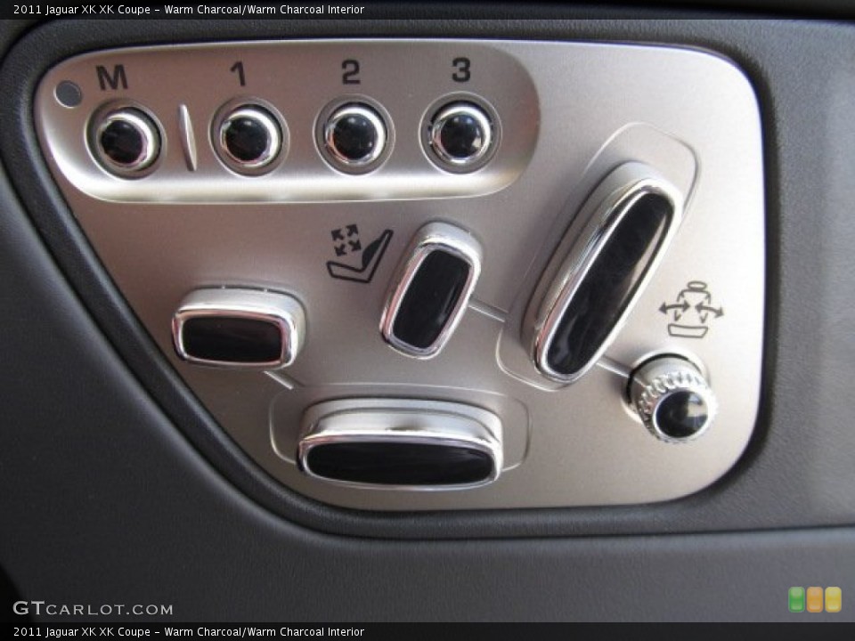 Warm Charcoal/Warm Charcoal Interior Controls for the 2011 Jaguar XK XK Coupe #66813421