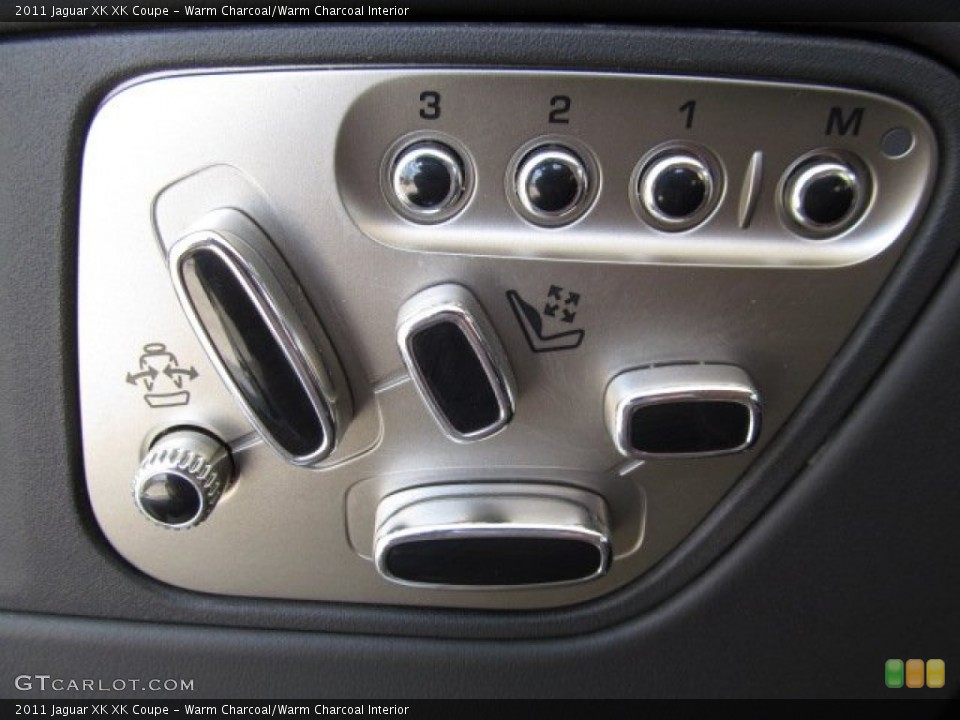 Warm Charcoal/Warm Charcoal Interior Controls for the 2011 Jaguar XK XK Coupe #66813432