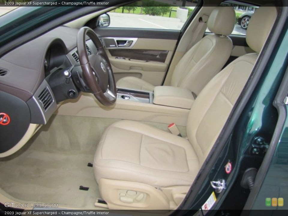 Champagne/Truffle Interior Photo for the 2009 Jaguar XF Supercharged #66814258