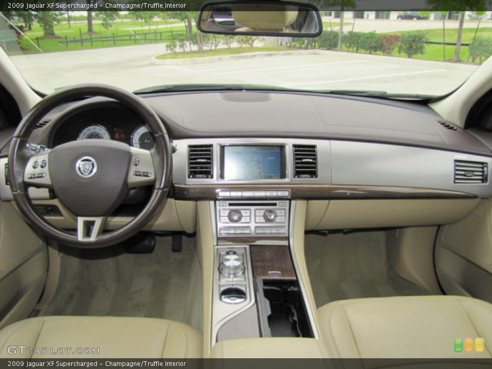 Champagne/Truffle Interior Dashboard for the 2009 Jaguar XF Supercharged #66814264