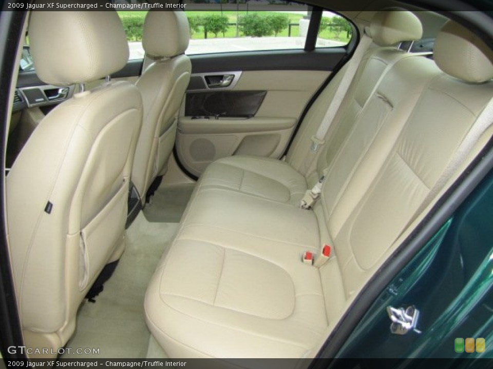 Champagne/Truffle Interior Rear Seat for the 2009 Jaguar XF Supercharged #66814270