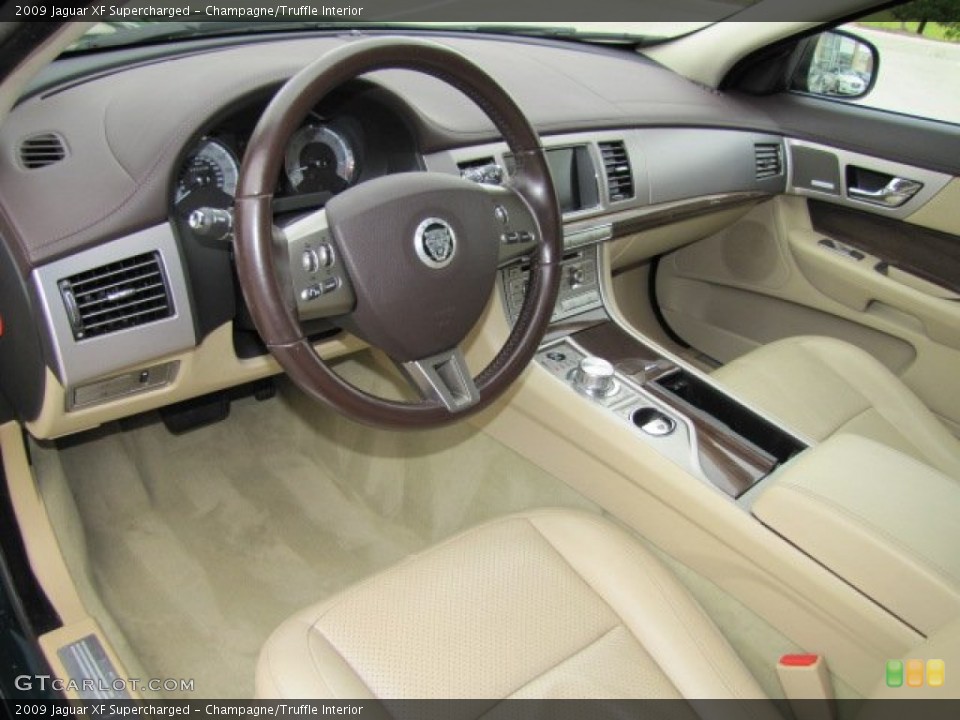 Champagne/Truffle Interior Prime Interior for the 2009 Jaguar XF Supercharged #66814318