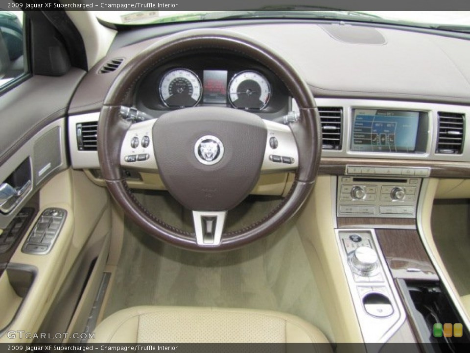 Champagne/Truffle Interior Dashboard for the 2009 Jaguar XF Supercharged #66814324