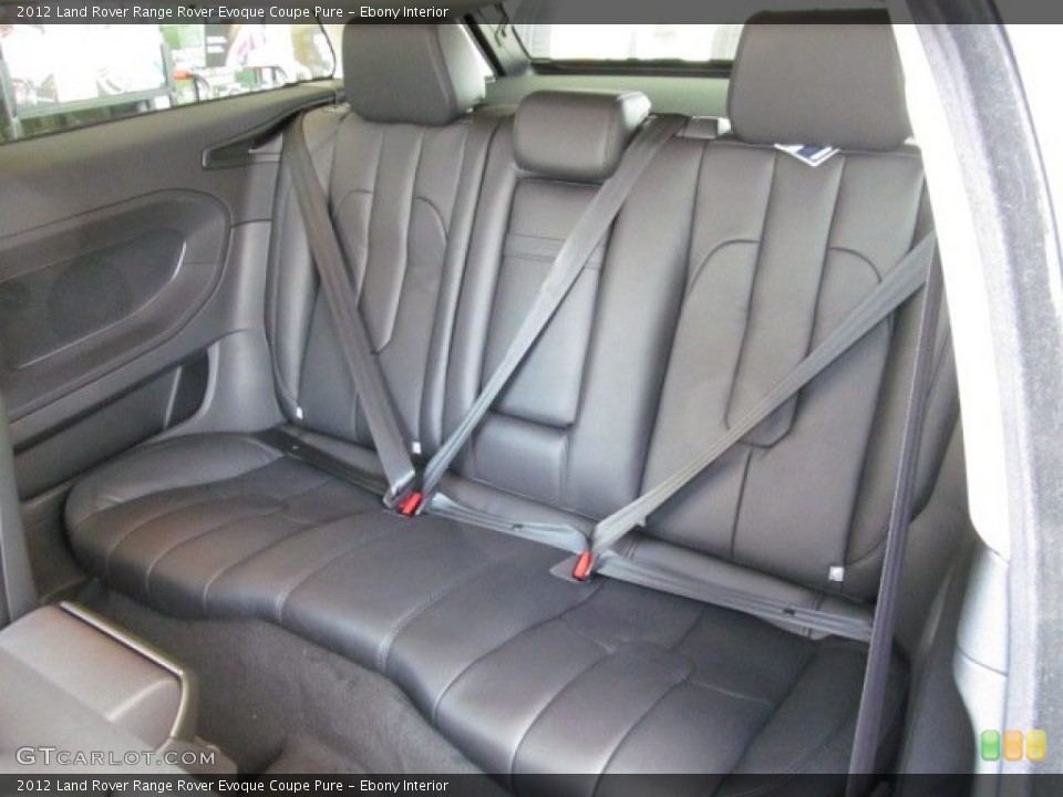 Ebony Interior Photo for the 2012 Land Rover Range Rover Evoque Coupe Pure #66815272