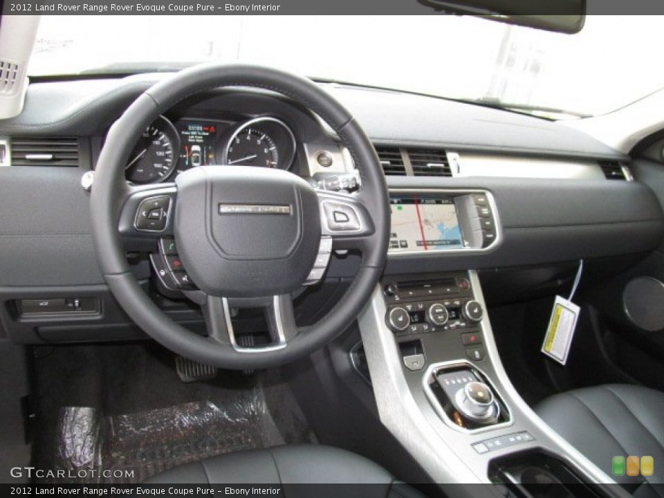 Ebony Interior Dashboard for the 2012 Land Rover Range Rover Evoque Coupe Pure #66815281
