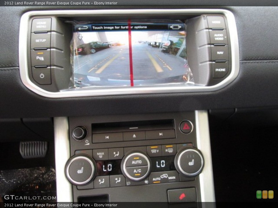 Ebony Interior Controls for the 2012 Land Rover Range Rover Evoque Coupe Pure #66815299
