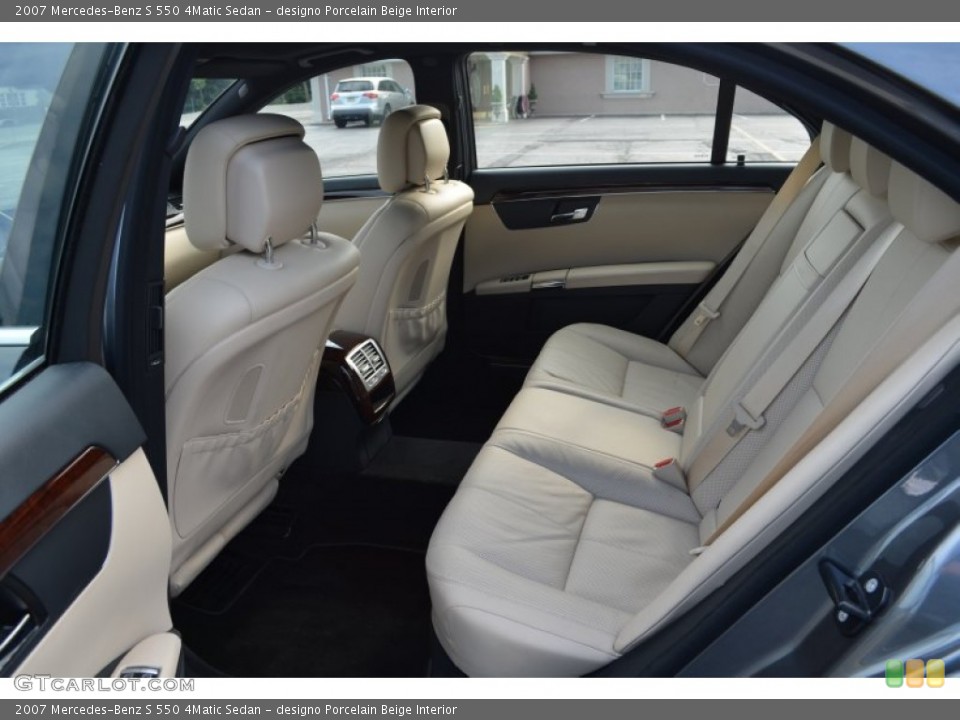 designo Porcelain Beige Interior Photo for the 2007 Mercedes-Benz S 550 4Matic Sedan #66816718