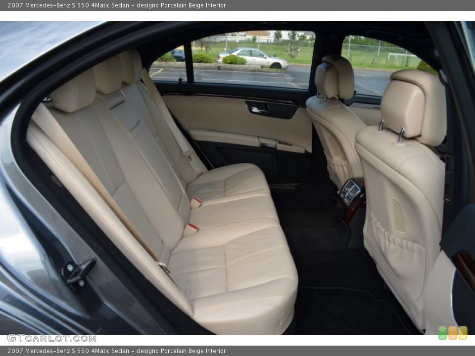 designo Porcelain Beige Interior Photo for the 2007 Mercedes-Benz S 550 4Matic Sedan #66816724