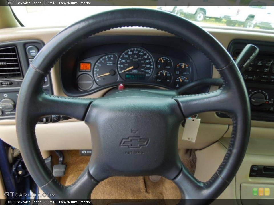 Tan/Neutral Interior Steering Wheel for the 2002 Chevrolet Tahoe LT 4x4 #66817813