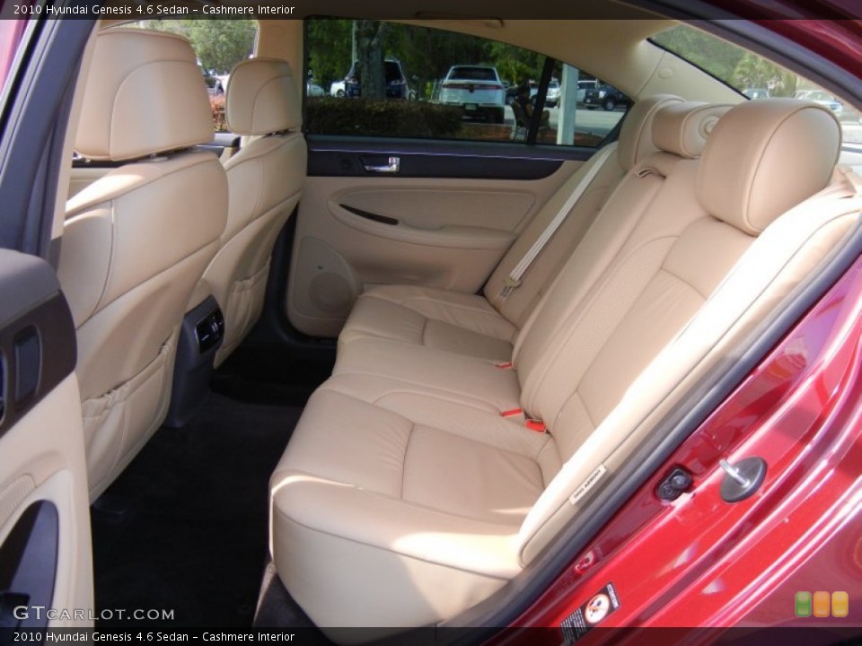 Cashmere Interior Rear Seat for the 2010 Hyundai Genesis 4.6 Sedan #66821042
