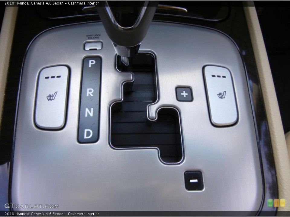 Cashmere Interior Transmission for the 2010 Hyundai Genesis 4.6 Sedan #66821123