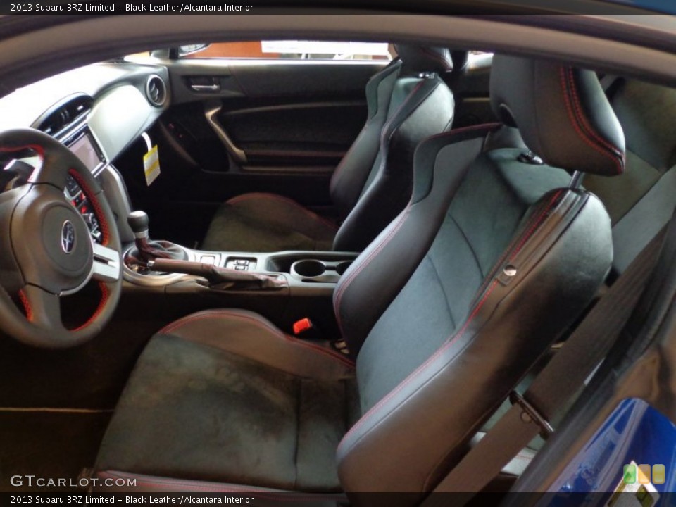 Black Leather/Alcantara Interior Photo for the 2013 Subaru BRZ Limited #66822272