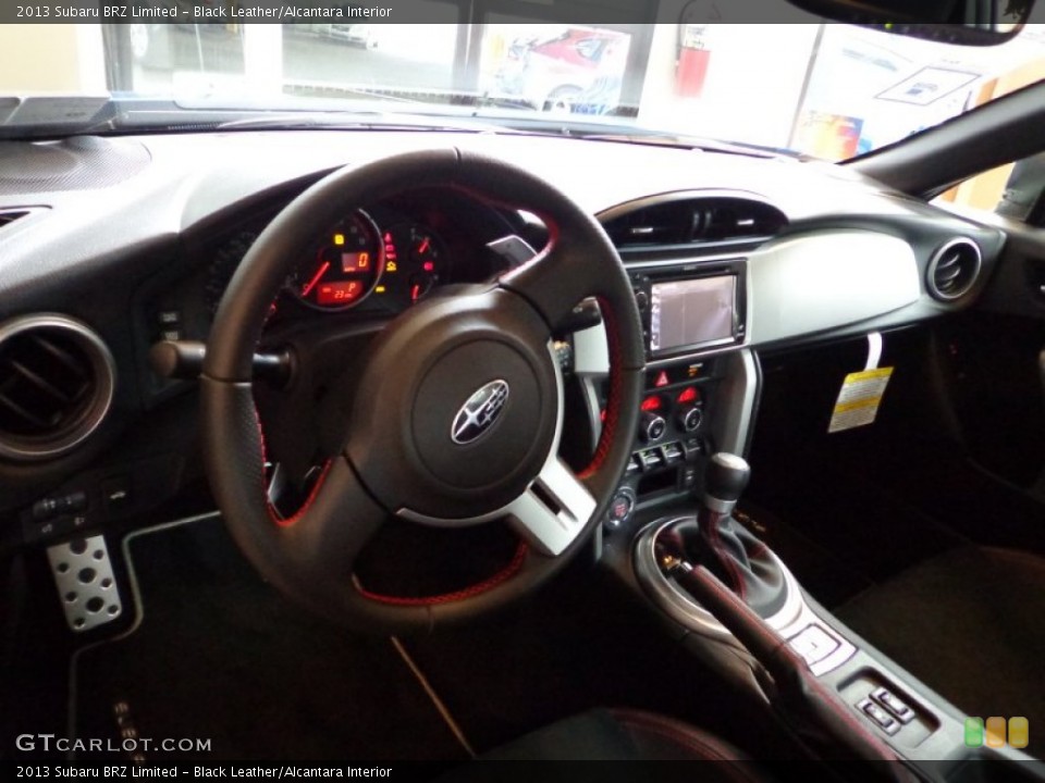 Black Leather/Alcantara Interior Dashboard for the 2013 Subaru BRZ Limited #66822293