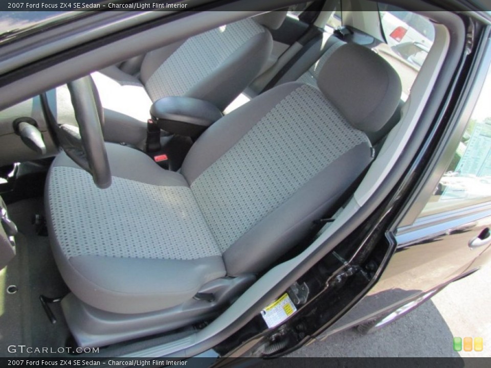 Charcoal/Light Flint Interior Front Seat for the 2007 Ford Focus ZX4 SE Sedan #66823618