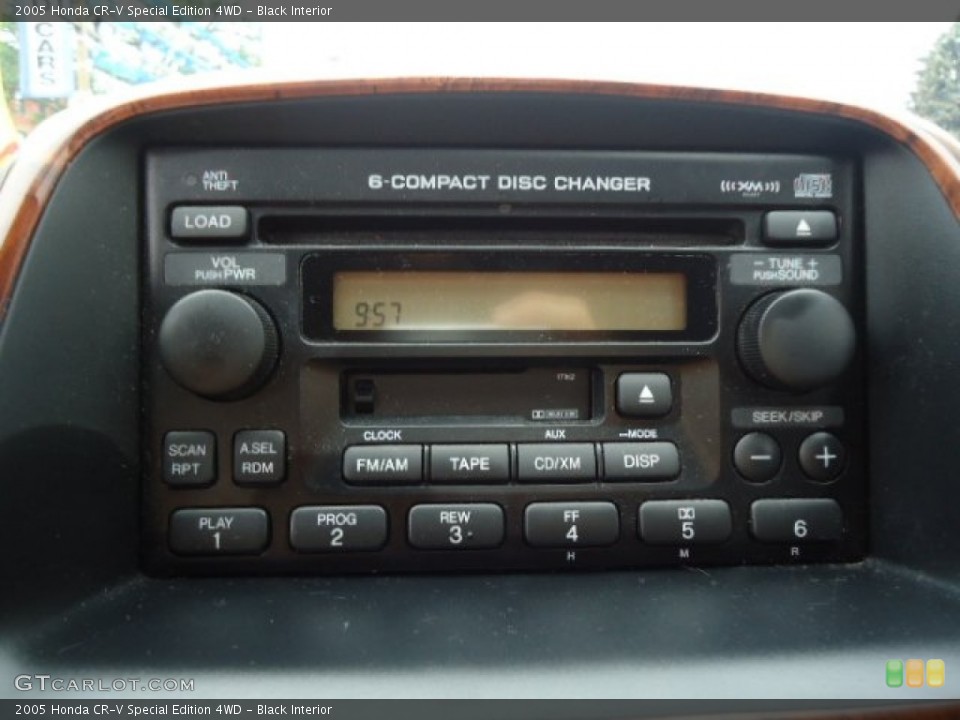 Black Interior Audio System for the 2005 Honda CR-V Special Edition 4WD #66823796