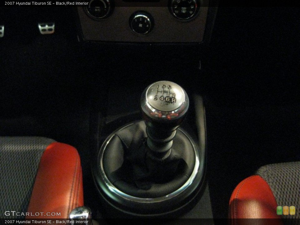 Black/Red Interior Transmission for the 2007 Hyundai Tiburon SE #66824783