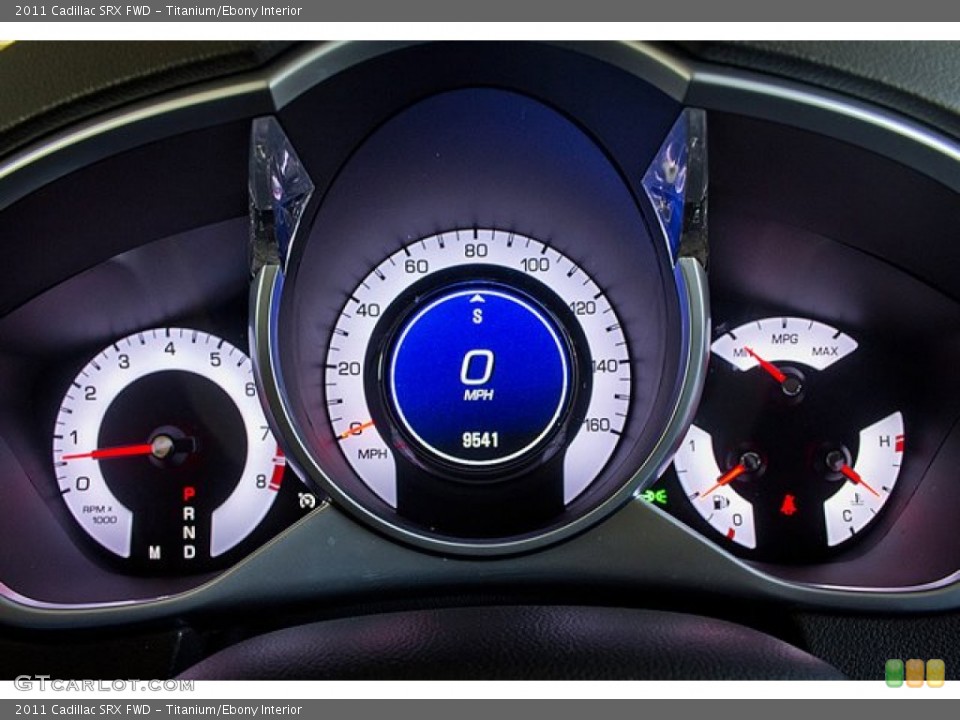 Titanium/Ebony Interior Gauges for the 2011 Cadillac SRX FWD #66825989
