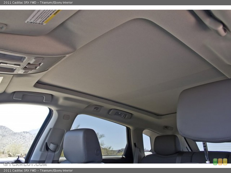 Titanium/Ebony Interior Sunroof for the 2011 Cadillac SRX FWD #66826031