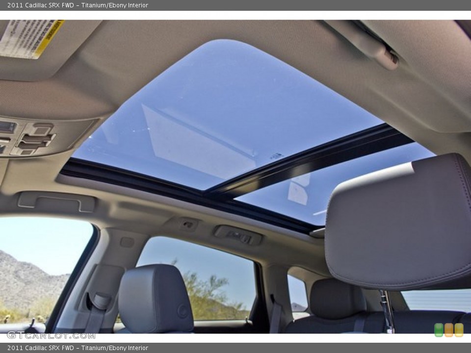 Titanium/Ebony Interior Sunroof for the 2011 Cadillac SRX FWD #66826040