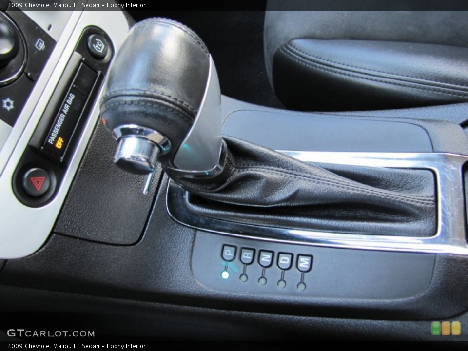 Ebony Interior Transmission for the 2009 Chevrolet Malibu LT Sedan #66830153