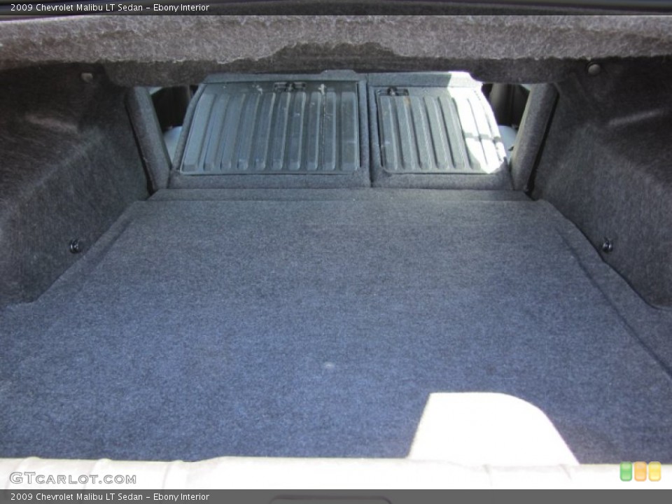 Ebony Interior Trunk for the 2009 Chevrolet Malibu LT Sedan #66830225