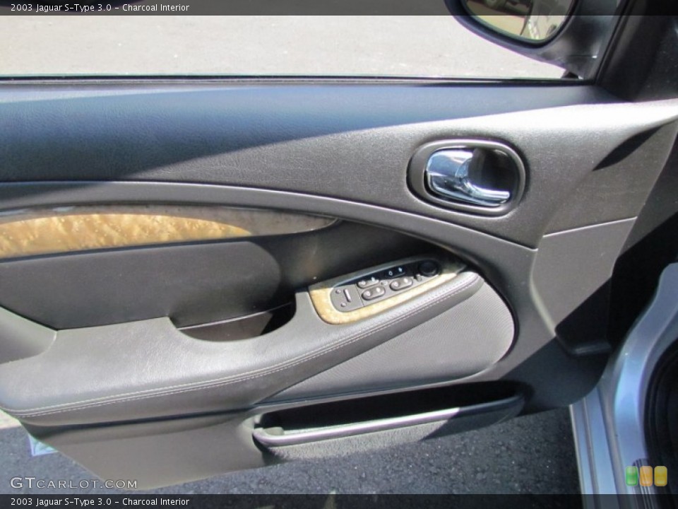 Charcoal Interior Door Panel for the 2003 Jaguar S-Type 3.0 #66830429