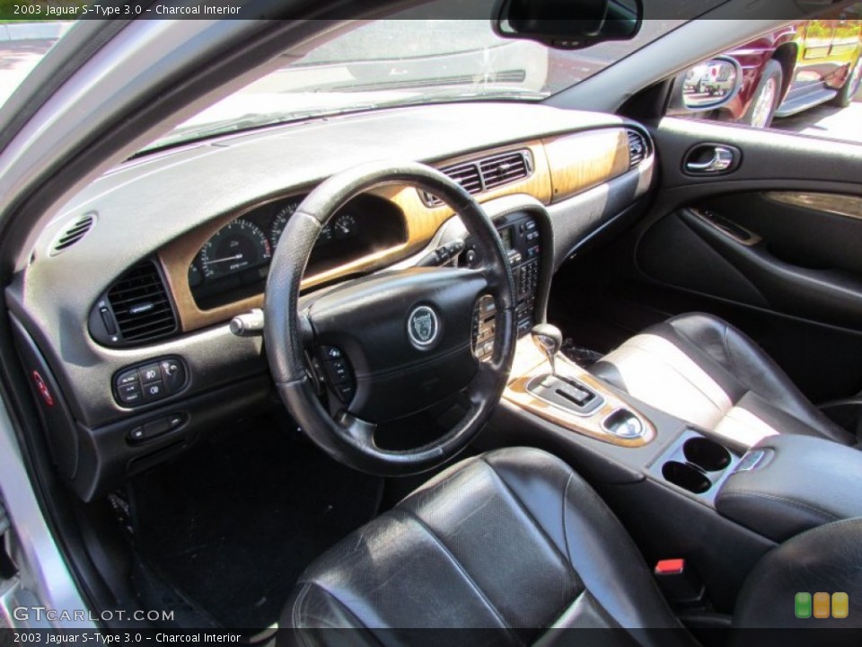 Charcoal 2003 Jaguar S-Type Interiors