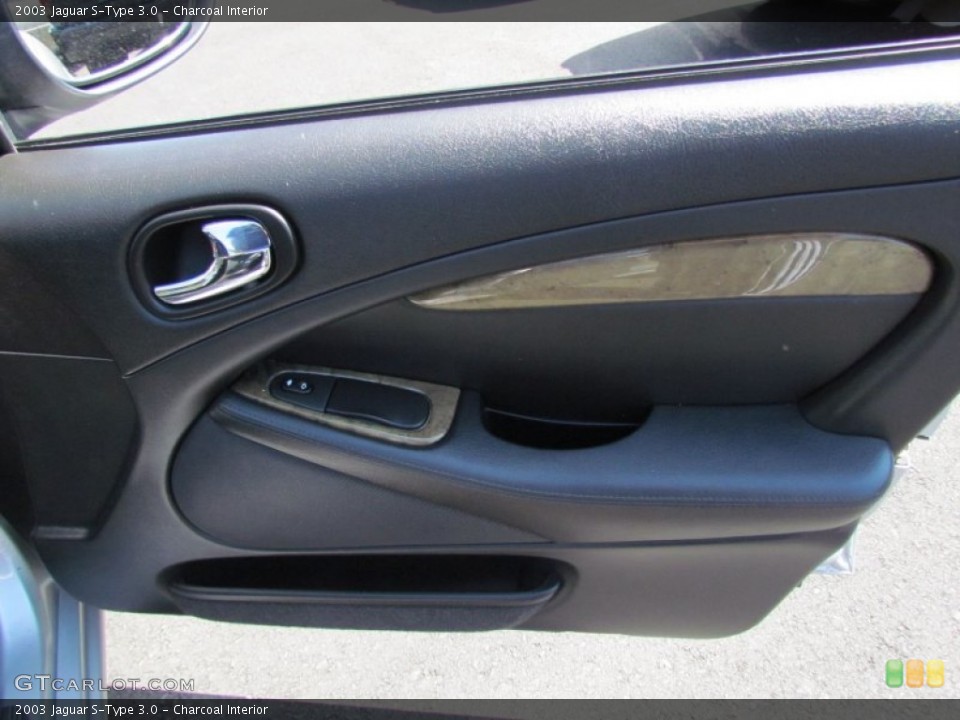 Charcoal Interior Door Panel for the 2003 Jaguar S-Type 3.0 #66830570