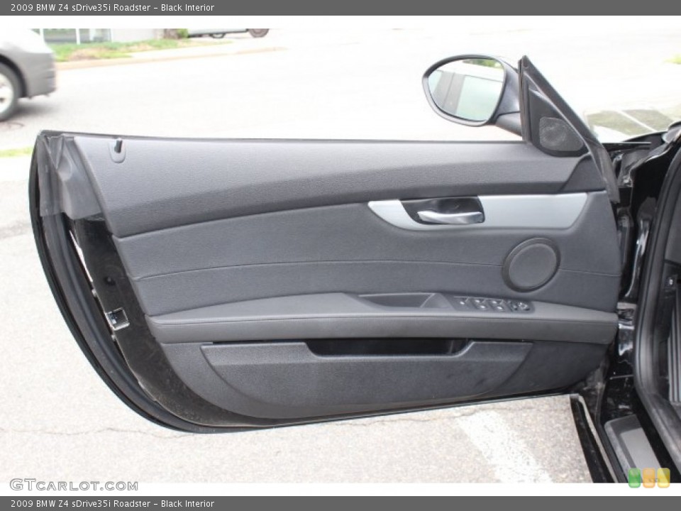 Black Interior Door Panel for the 2009 BMW Z4 sDrive35i Roadster #66830912