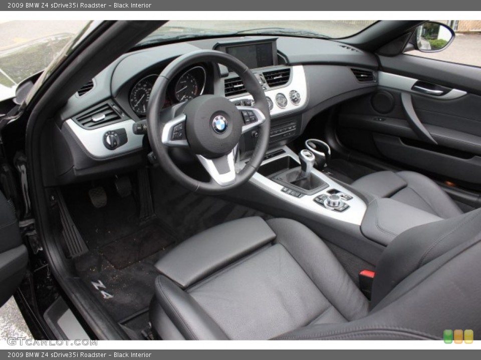 Black Interior Prime Interior for the 2009 BMW Z4 sDrive35i Roadster #66830918