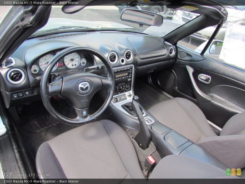 Black Interior Photo for the 2003 Mazda MX-5 Miata Roadster #66831479